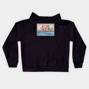 The Sough of the Ocean Kids Hoodie